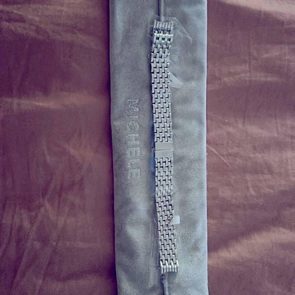 Authentic Michele Deco 12 Mm Stainless Steel watch band 16mm